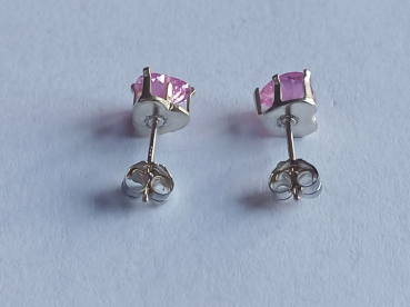 pinke zirkonia-silber-ohrringe----